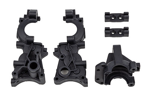 ASS92406 RC10B7 FT Gearbox, carbon Team Associated