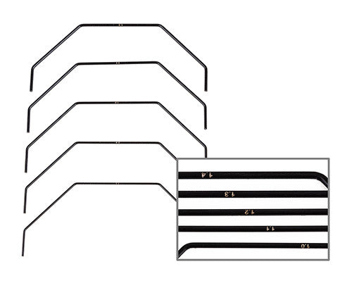 ASS92459 RC10B7 Front Anti-roll Bar Set Team Associated