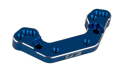 ASS92477 RC10B7 FT BALLSTUD MOUNT, +2mm BLUE TEAM ASSOCIATED