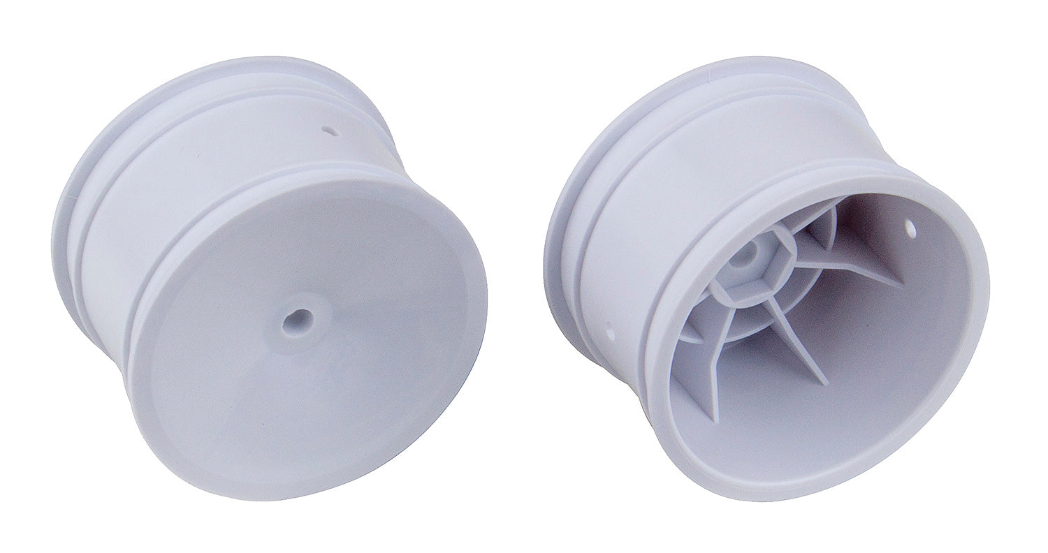 ASS9695 2WD/4WD Rear Wheels, 2.2 in, 12 mm Hex, white Team Associated
