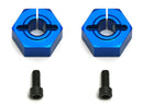 ASS9893 FT 12 mm Alum. Clamping Wheel Hexes, SC10 Front Team Associated
