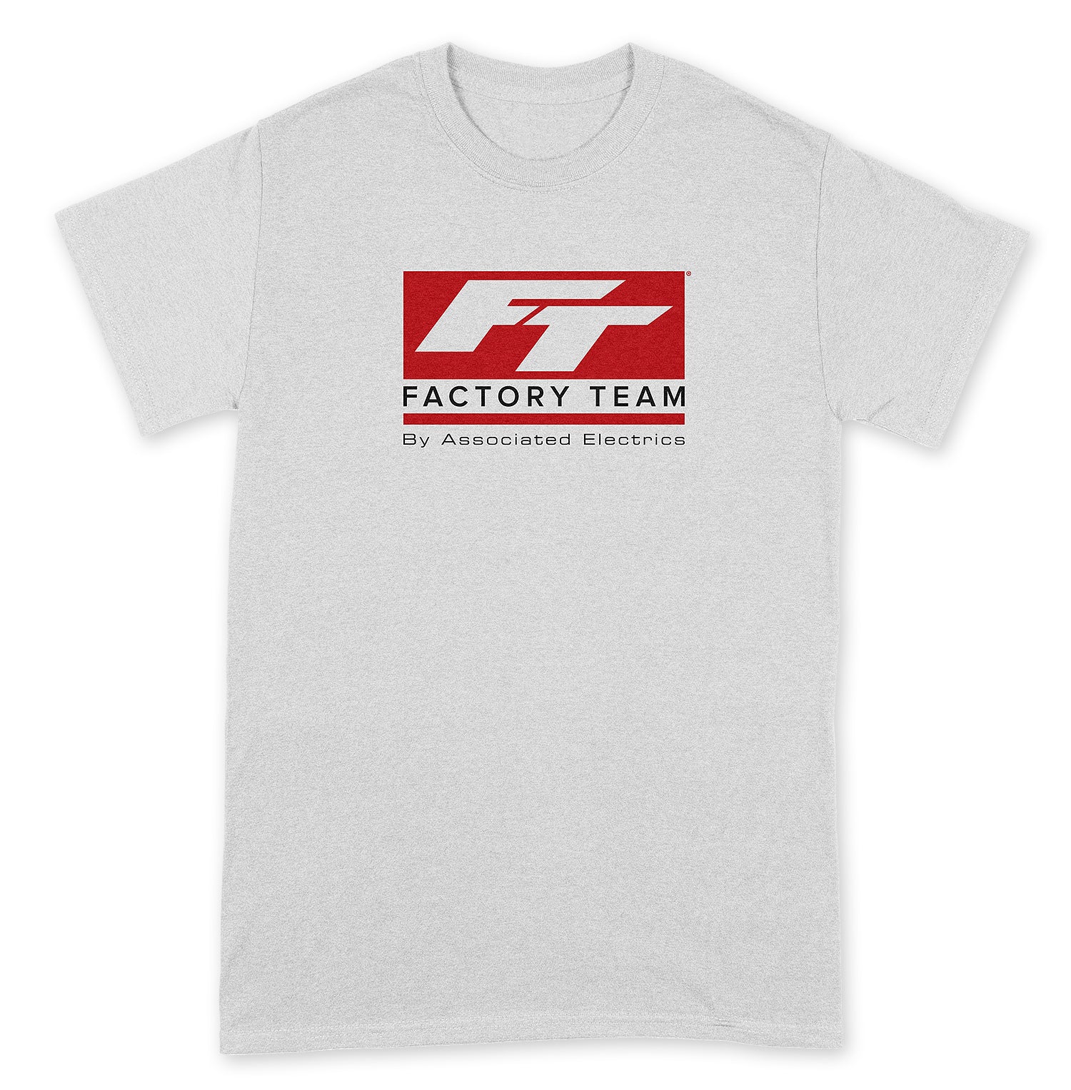 ASSSP161M Factory Team Logo T-shirt, white, M Team Associated