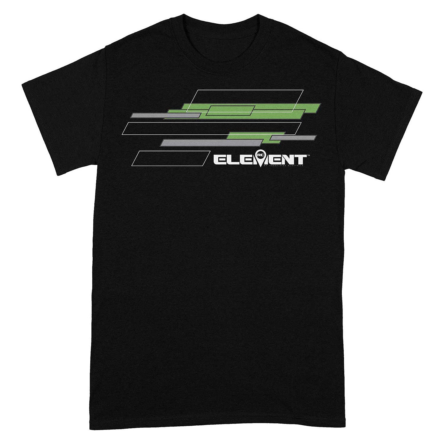 ASSSP201L Element RC Rhombus T-Shirt, black, L Team Associated