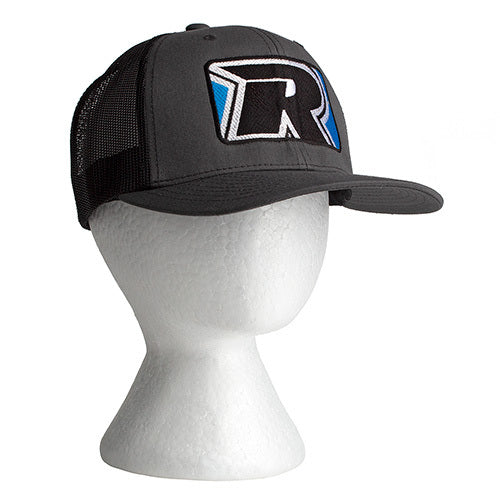 ASSSP97079 Reedy 2022 Trucker Hat, Curved Bill, charcoal/black Team Associated