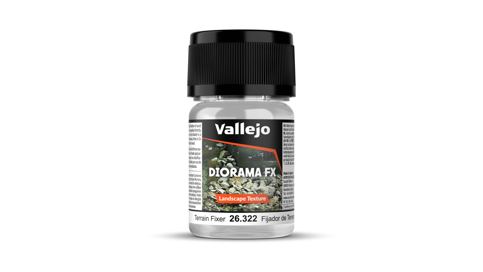 Vallejo Diorama FX Landscape Textures Terrain Fixer 35ml