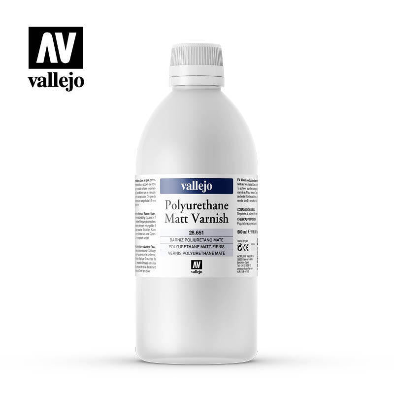 AV28651 Vallejo Matt Polyurethane Varnish 500 ml Vallejo
