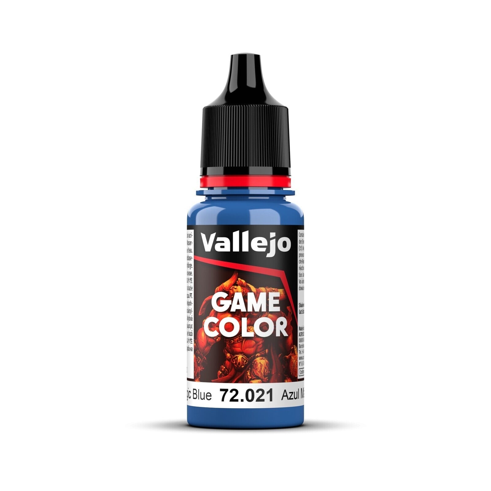 AV72021 Vallejo Game Colour Magic Blue 18ml Acrylic Paint - New Formulation Vallejo