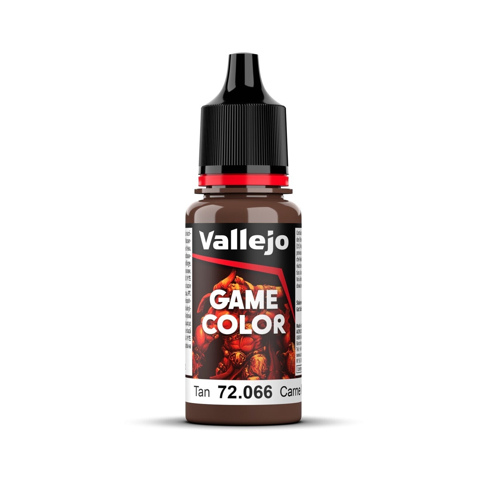 AV72066 Vallejo Game Colour Tan 18ml Acrylic Paint - New Formulation Vallejo