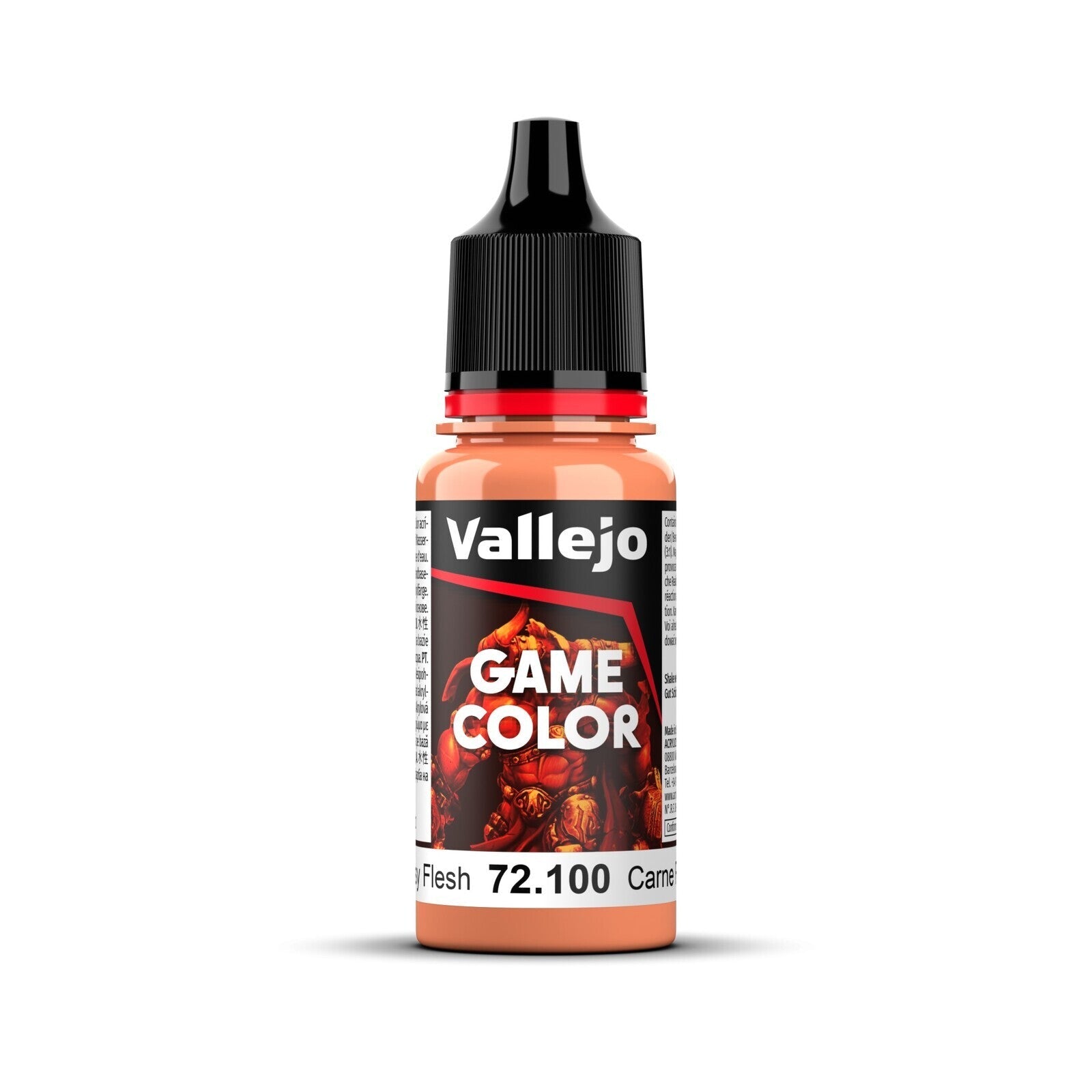 AV72100 Vallejo Game Colour Rosy Flesh 18ml Acrylic Paint - New Formulation Vallejo