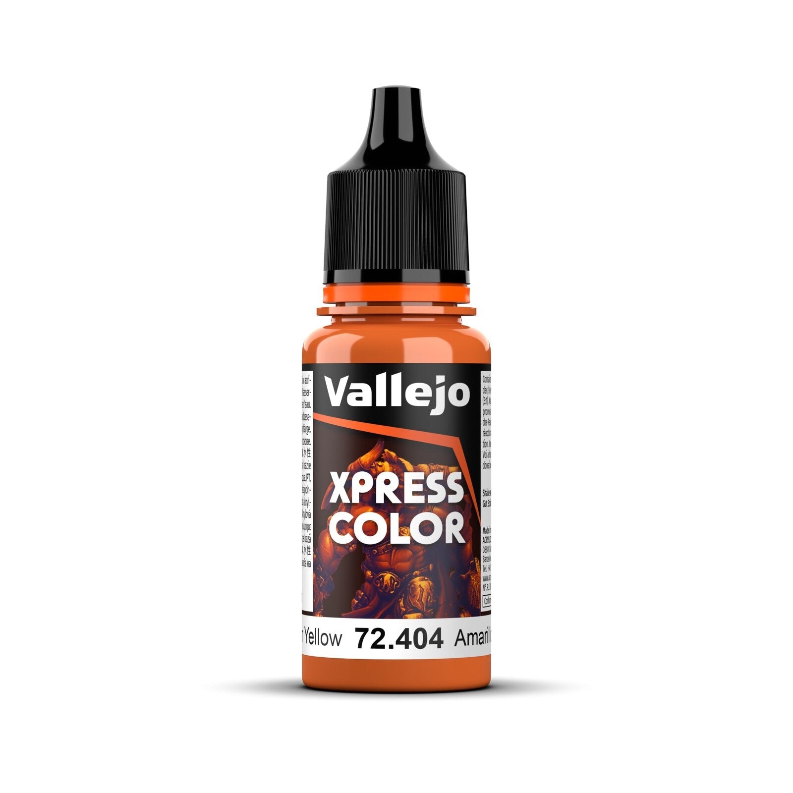 AV72404 Vallejo Game Colour Xpress Color Nuclear Yellow 18ml Acrylic Paint - New Formulation Vallejo