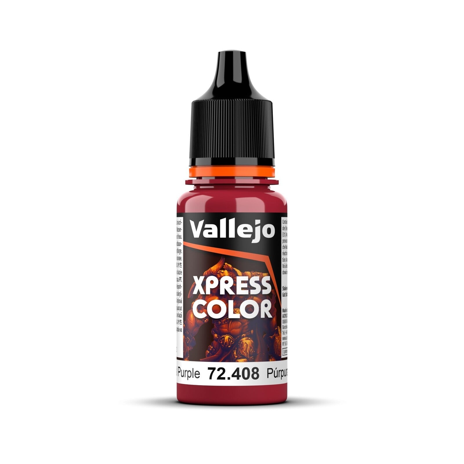 AV72408 Vallejo Game Colour Xpress Color Cardinal Purple 18ml Acrylic Paint - New Formulation Vallejo