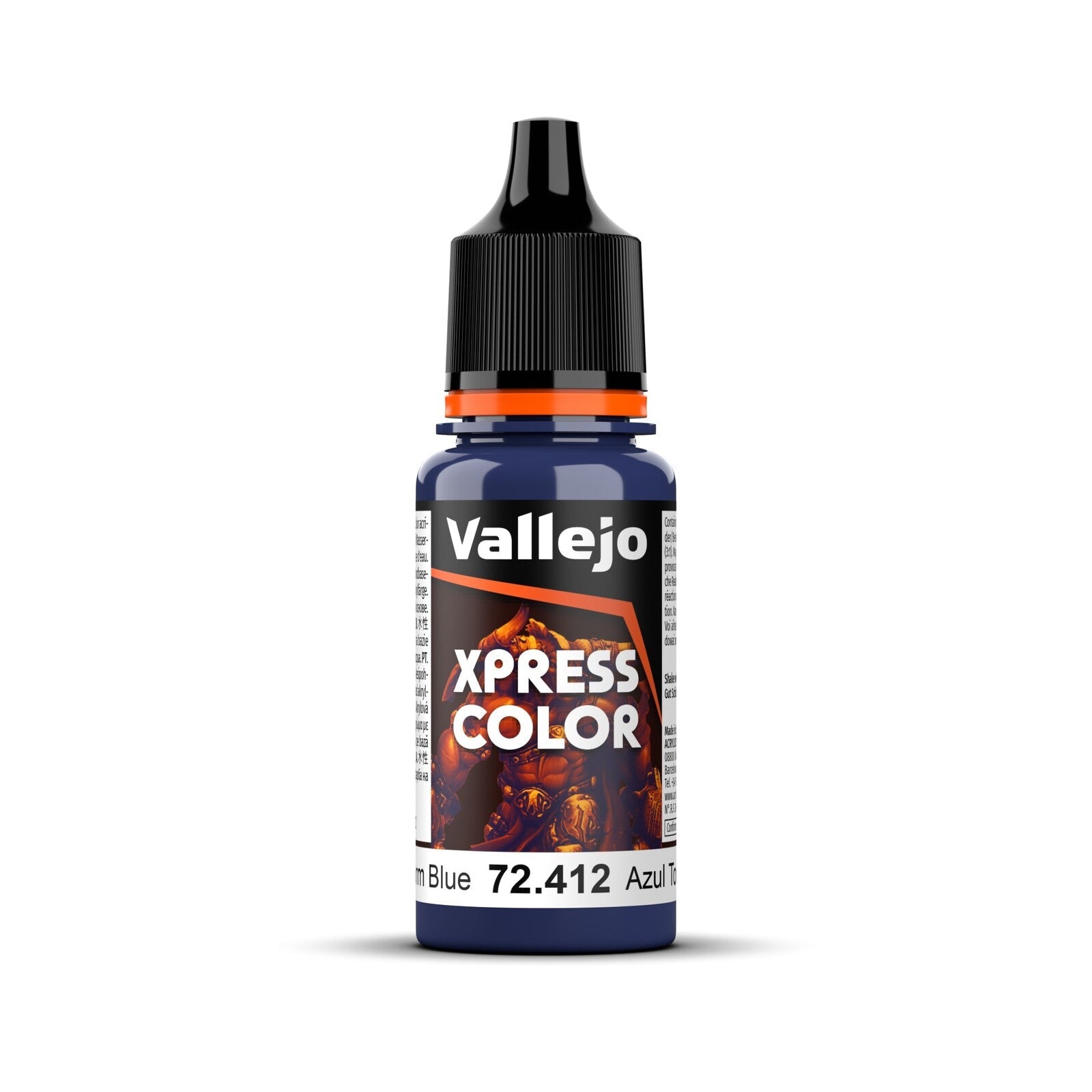 AV72412 Vallejo Game Colour Xpress Color Storm Blue 18ml Acrylic Paint - New Formulation Vallejo