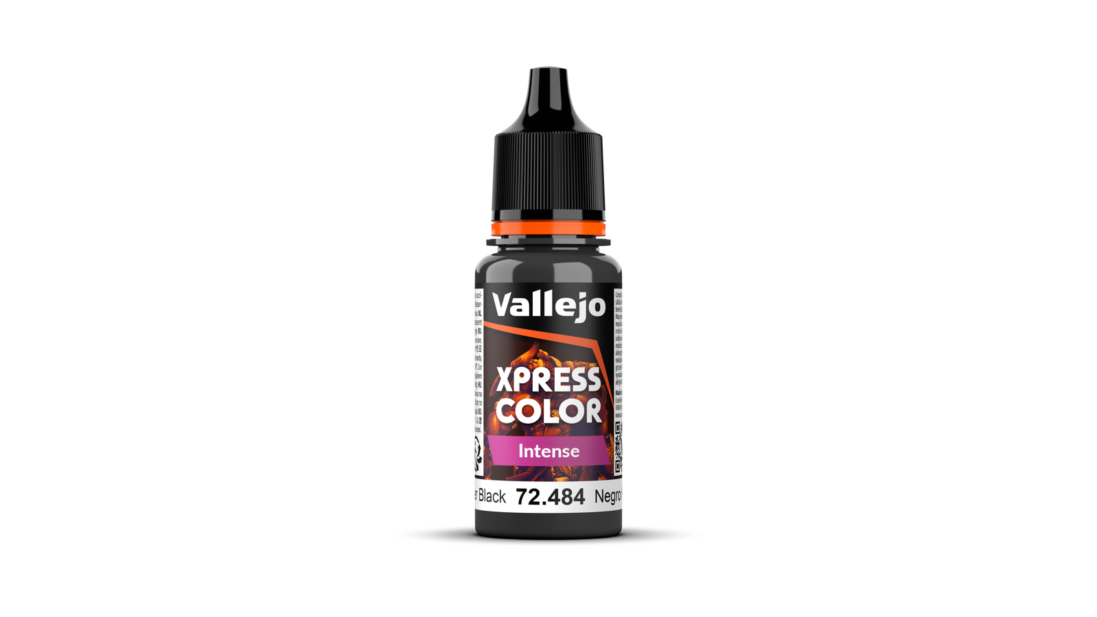 AV72484 Vallejo Game Colour Xpress Colour Intense Hospitallier Black 18 ml Acrylic Paint Vallejo