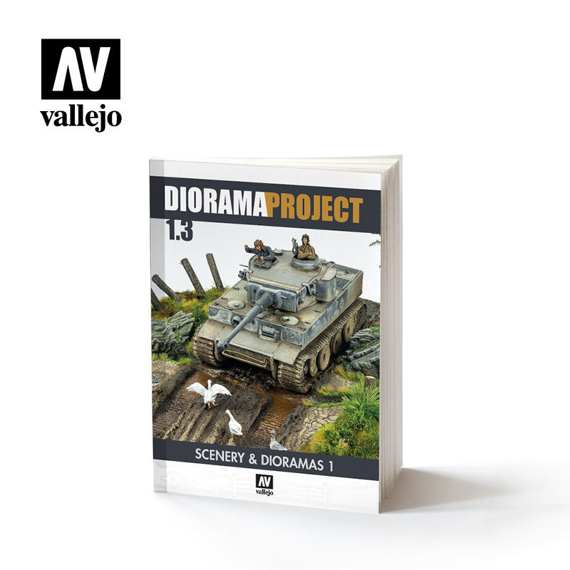 AV75049 Vallejo Book: Diorama Project 1.3 Scenary & Diorama (English) Vallejo
