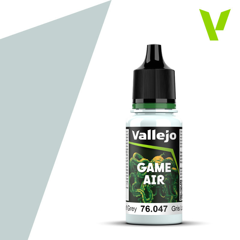 AV76047 Vallejo Game Air Wolf Grey 18 ml Acrylic Paint - New Formulation Vallejo