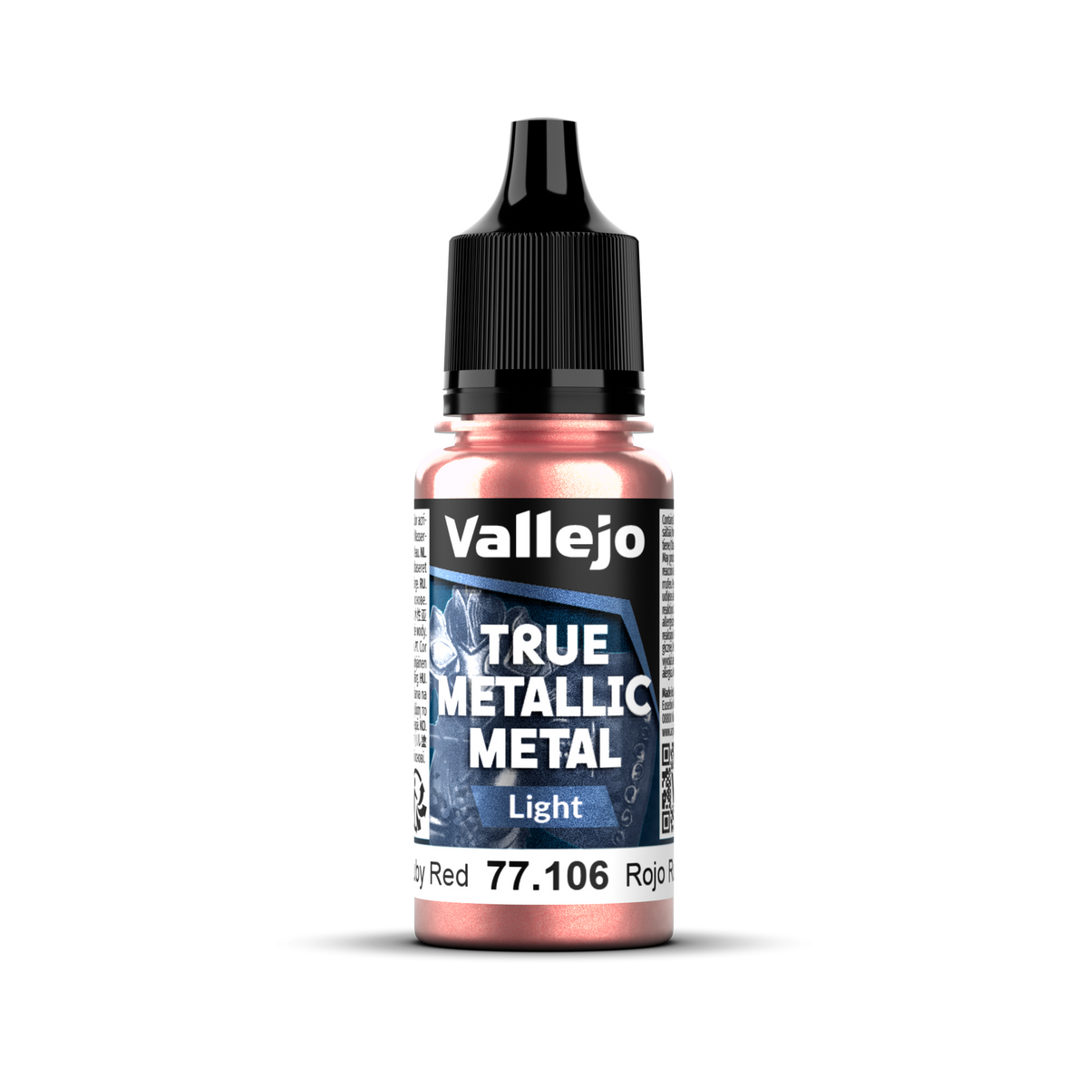 Vallejo True Metallic Metal: Light - Ruby Red 18 ml AV77106