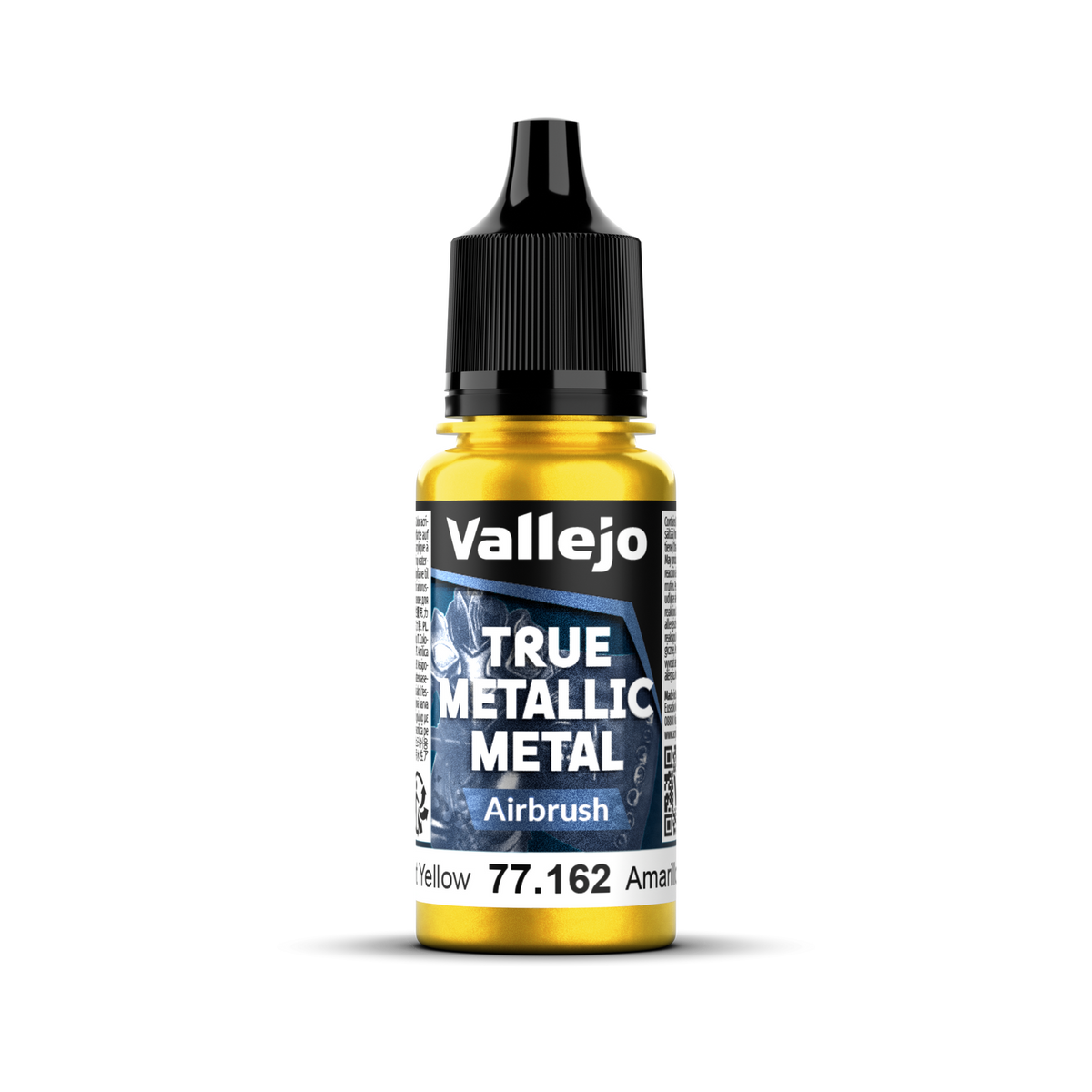 Vallejo True Metallic Metal: Airbrush - Radiant Yellow 18 ml AV77162