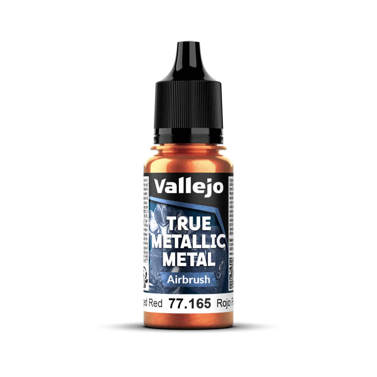 Vallejo True Metallic Metal: Airbrush - Forged Red 18 ml AV77165