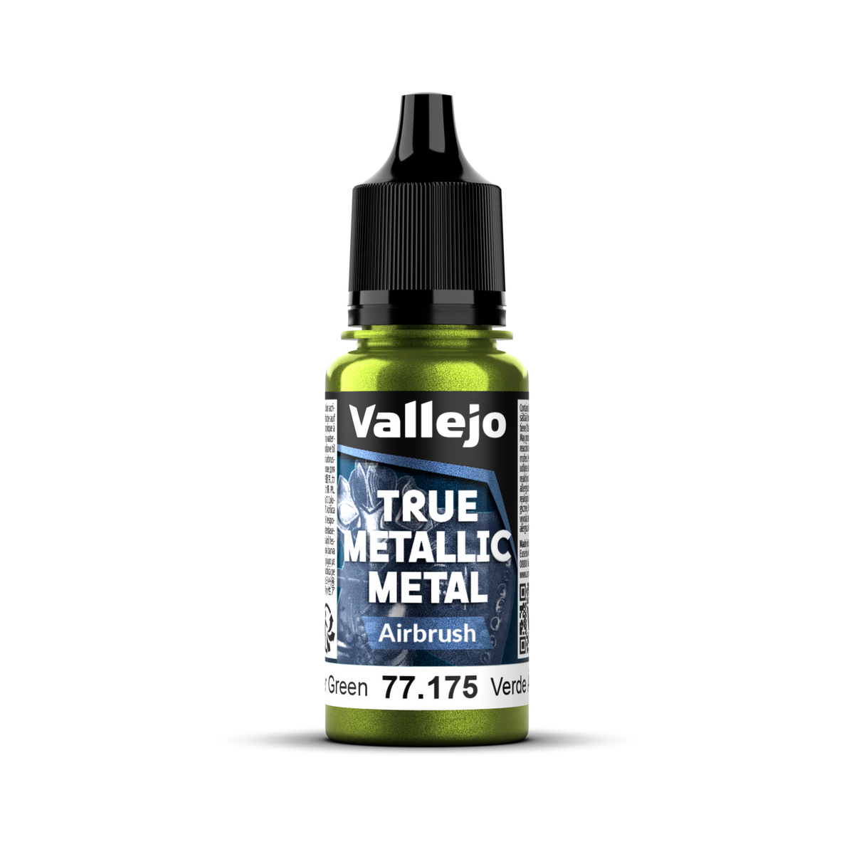 Vallejo True Metallic Metal: Airbrush - Amber Green 18 ml AV77175