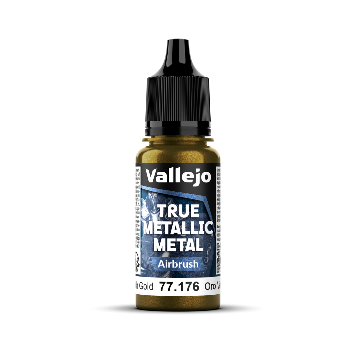 Vallejo True Metallic Metal: Airbrush - Greenish Gold 18 ml AV77176