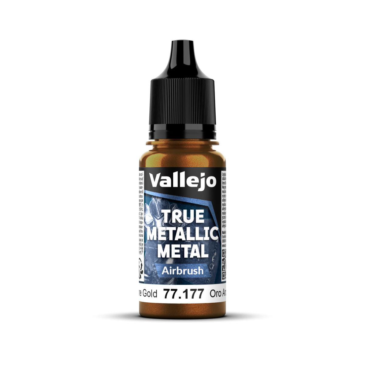 Vallejo True Metallic Metal: Airbrush - Arcane Gold 18 ml AV77177