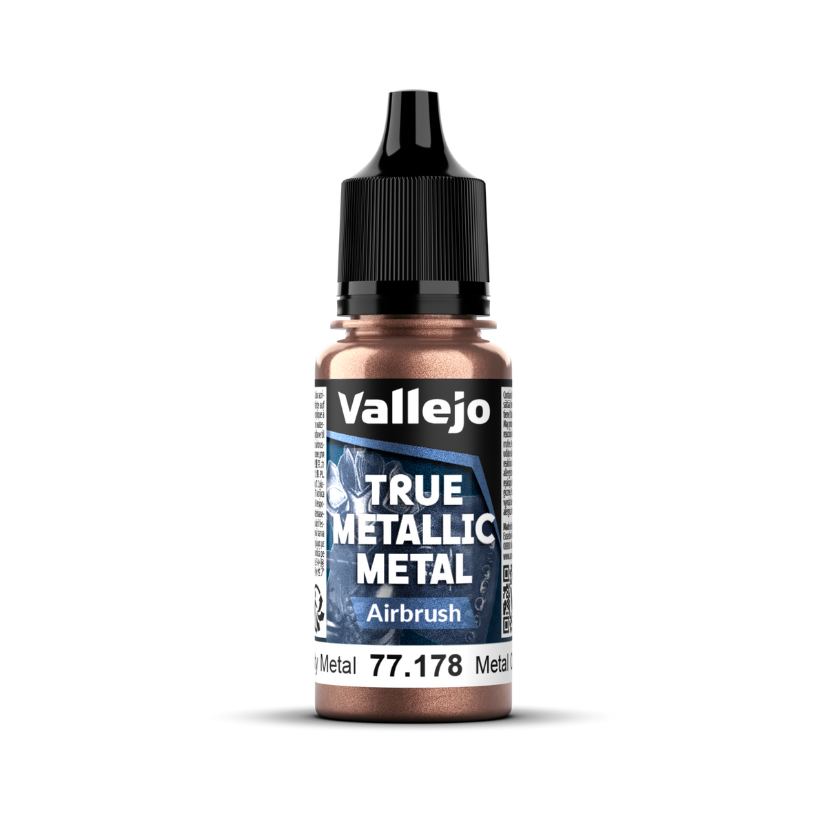 Vallejo True Metallic Metal: Airbrush - Rusty Metal 18 ml AV77178