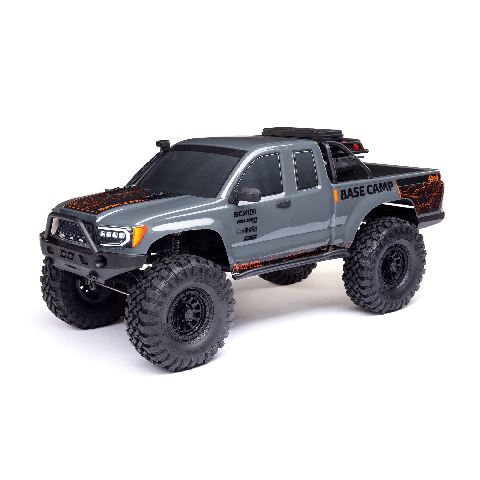 AXI-1375T2 Axial SCX10 III Base Camp V2 1/10 Rock Crawler RTR, Gray Axial