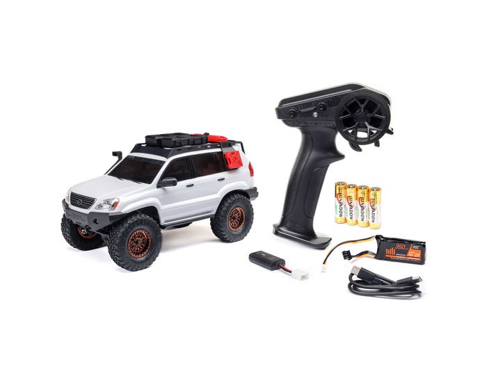 Axial Lexus GX470 SCX24 4WD RTR Crawler, White AXI-1532T1 Axial