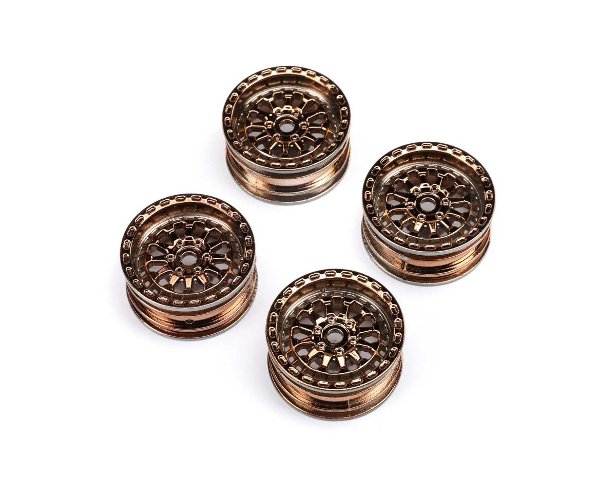 Axial Black Rhino 1.0inch Wheel with 7mm Hex, 4pcs, SCX24 AXI-1796