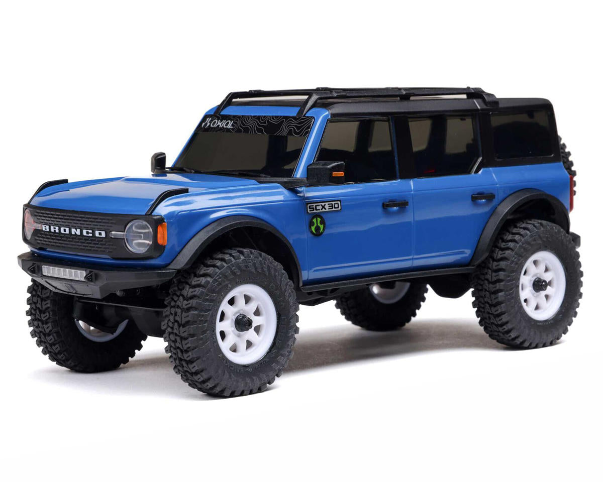 Axial SCX30 Ford Bronco 1/30 Rock Crawler, RTR, Blue AXI-2048T1