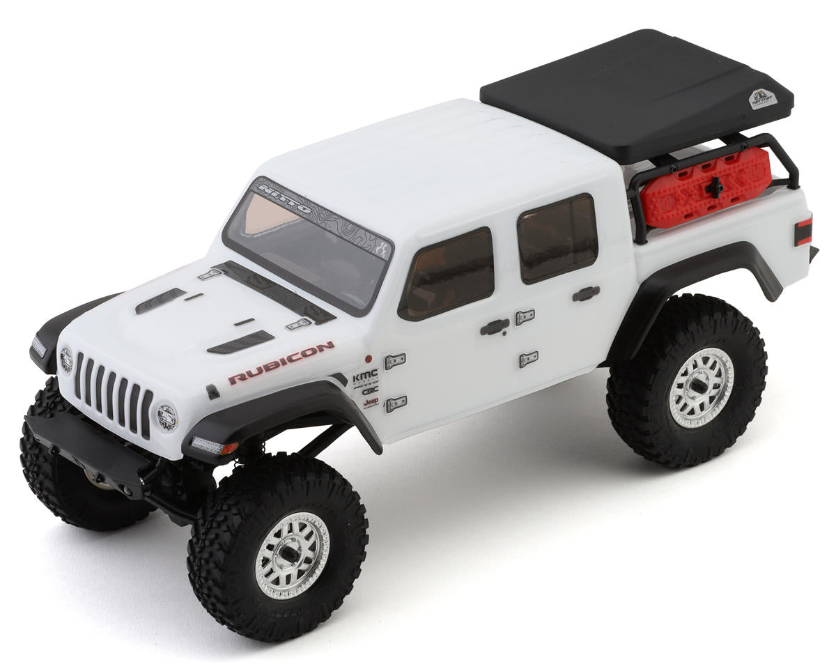 AXI00005V2T4 Axial SCX24 Jeep Gladiator 1/24 Crawler RTR, White, AXI00005V2T4 Axial