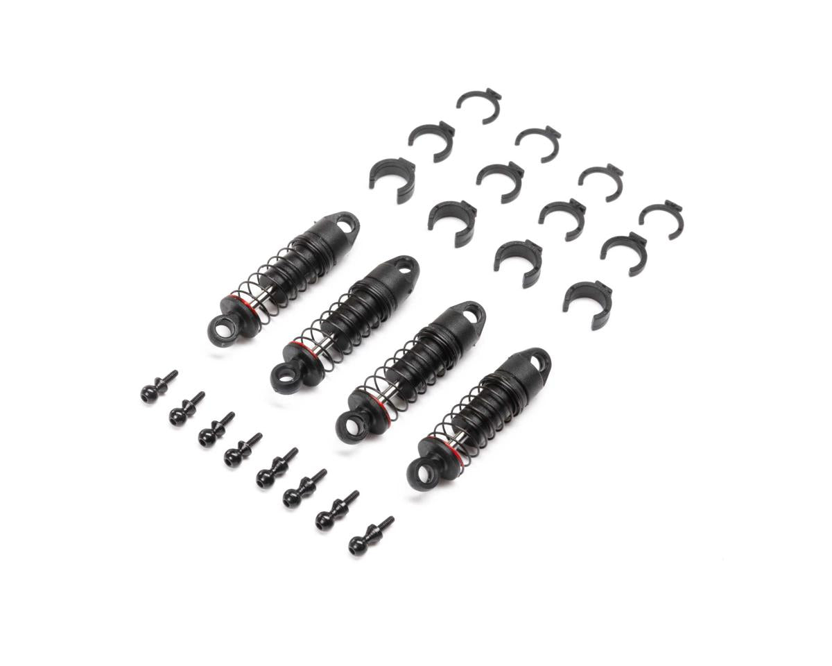 AXI203002 Axial 6mm Oil Shock Set, SCX24, 4pcs Axial