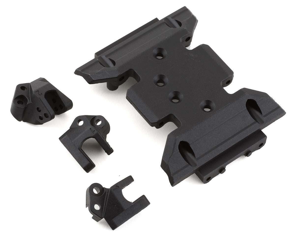 AXI231047 Axial Skid Plate and Upper Link Mounts, SCX10 III Base Camp Axial