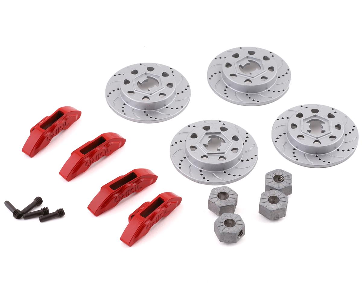 AXI232045 Axial Hex Rotor Caliper and Pin Set, 4pcs, RBX10 Axial