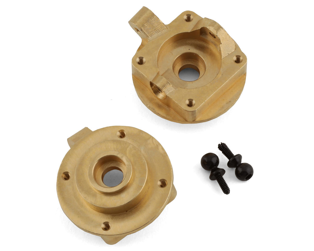 AXI302003 Axial Brass 12.5g Left and Right Knuckles, SCX24, AX24 Axial