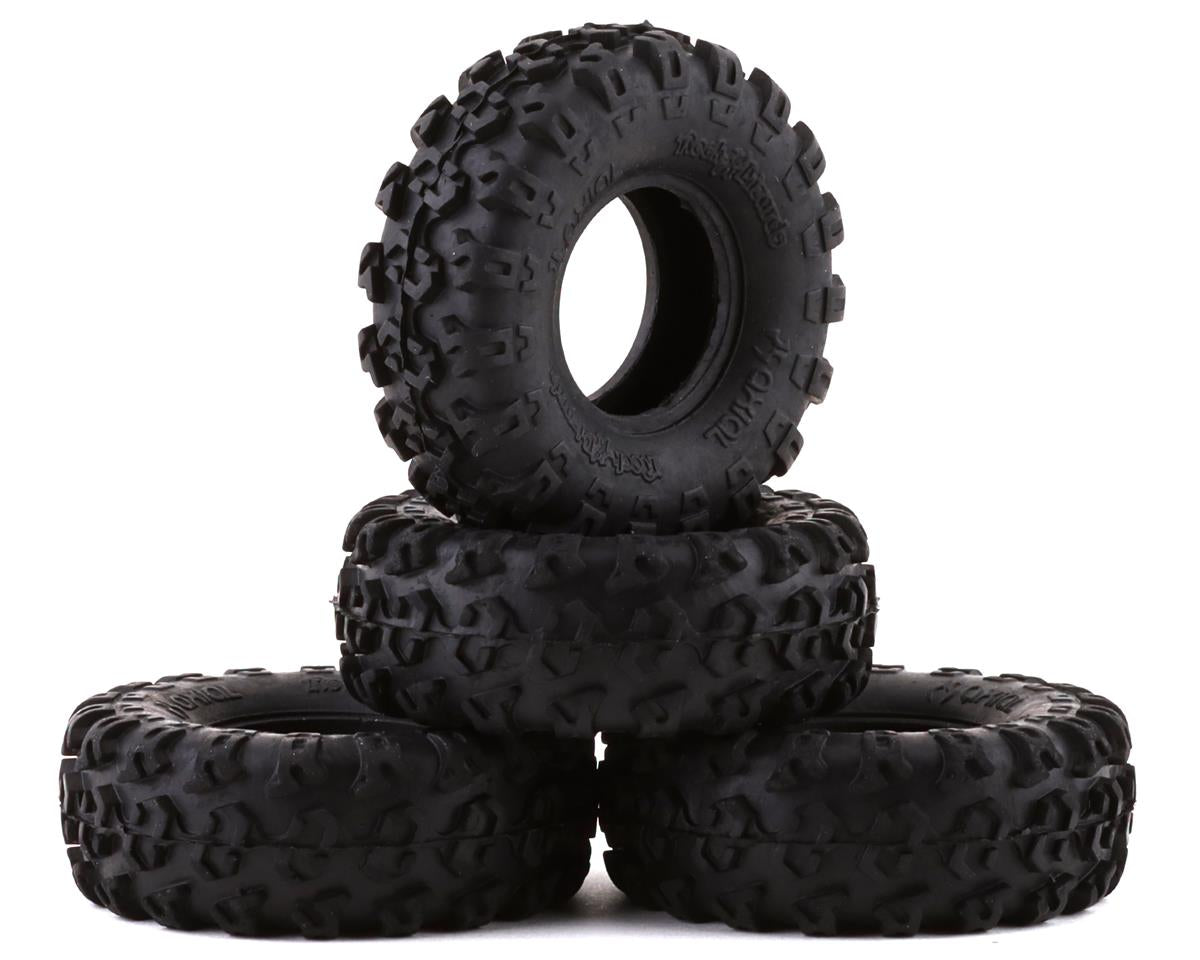 AXI40003 Axial 1.0 Rock Lizards Tyres, 4pcs, SCX24 Axial