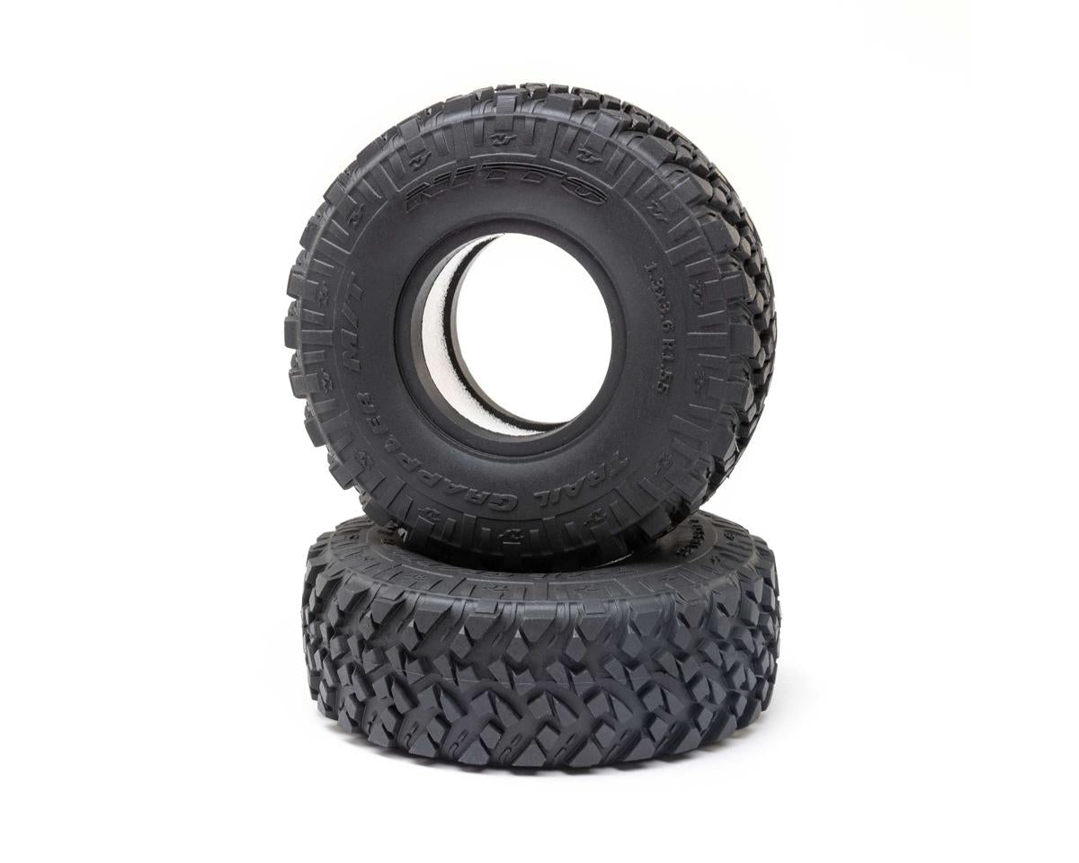 AXI41001 Axial 3.6x1.55 Nitto Trail Grappler M/T Tyres, 2pcs, Capra UTB18 Axial