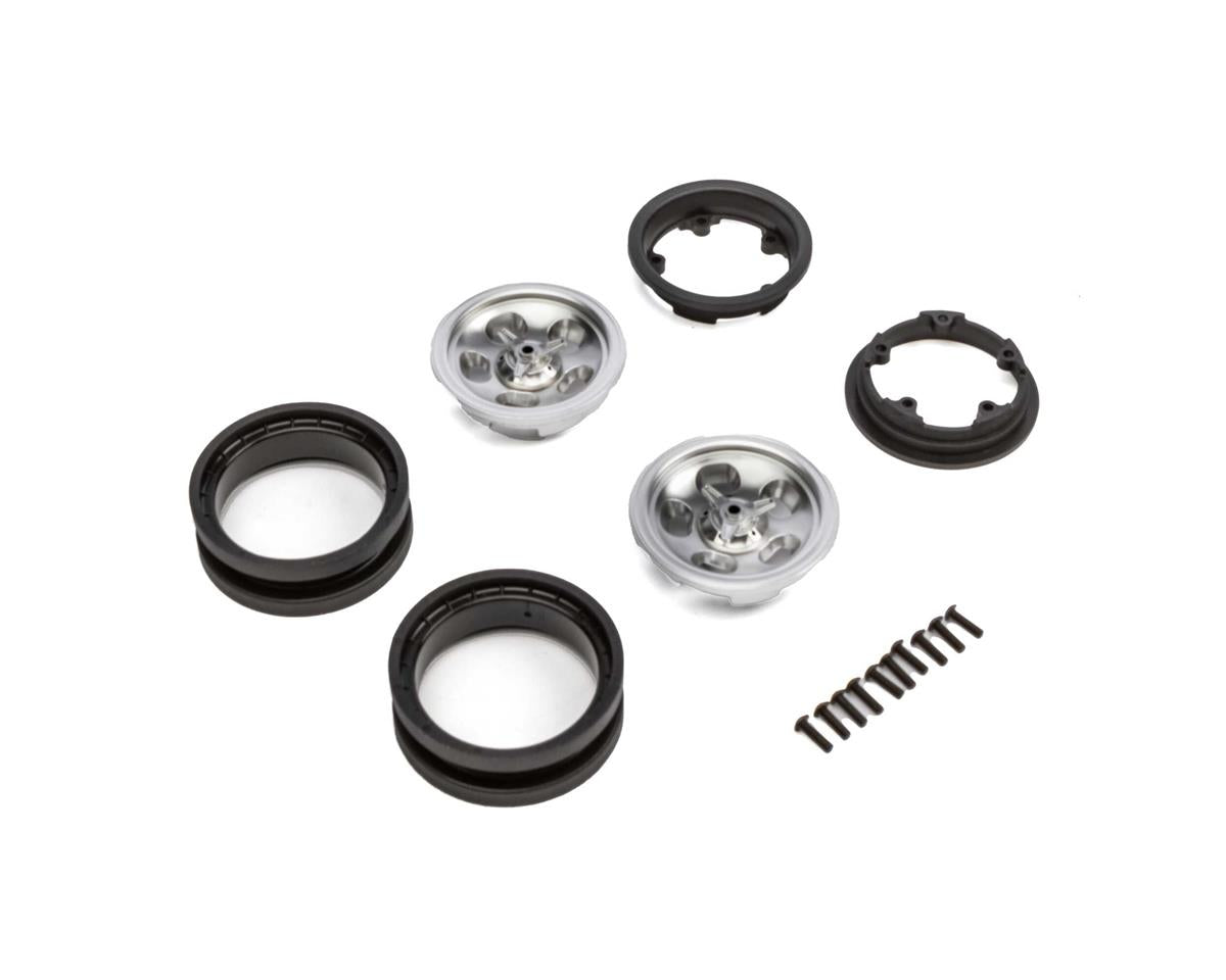 AXI43013 Axial 1.9 Retro Slot Beadlock Wheels, Satin, 2pcs Axial