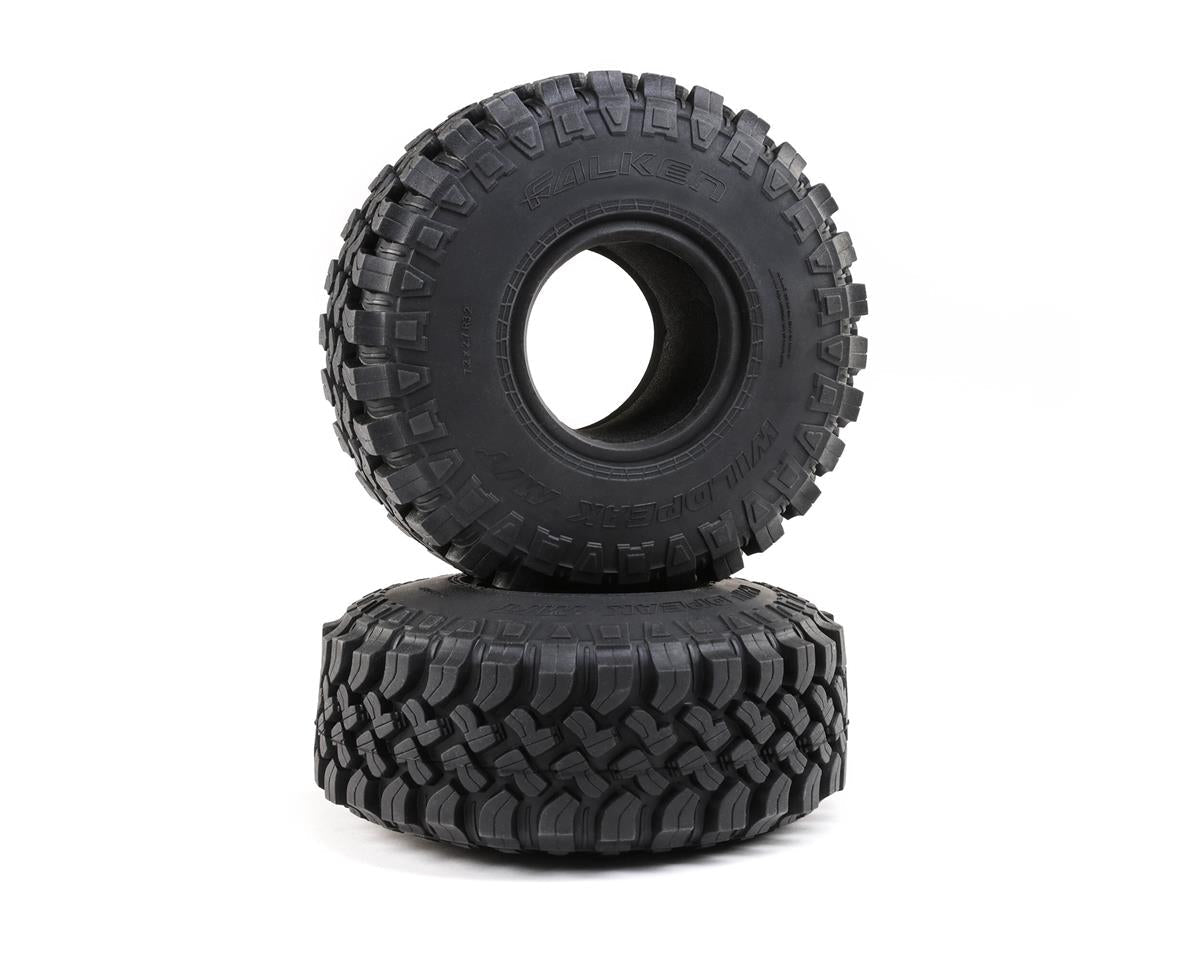 AXI45002 Axial 2.9inch Falken Wildpeak M/T Tires with Inserts, 2pc, SCX6 Axial