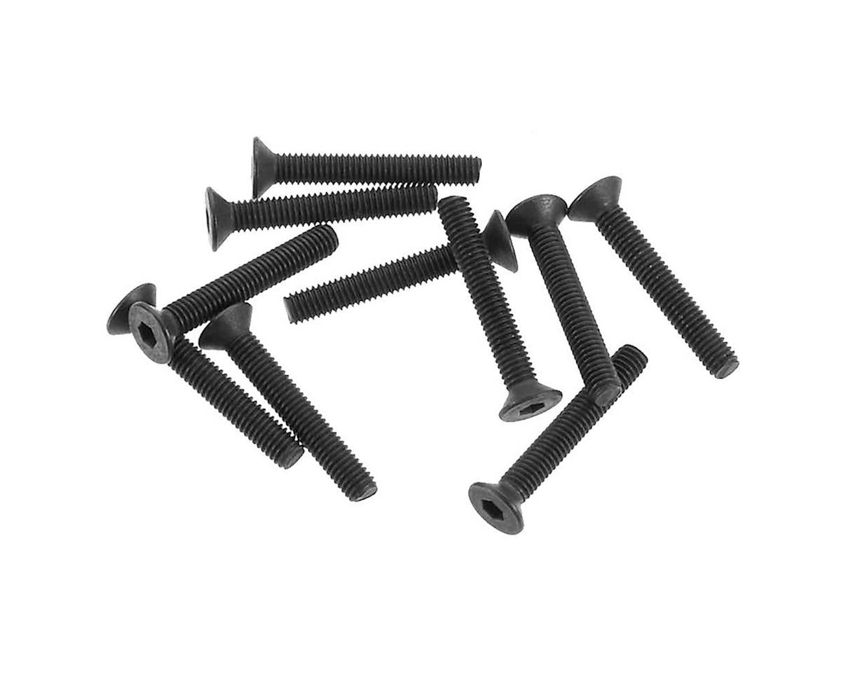 AXIC0149 Axial Hex Socket Flat Head Screw M3x20mm Black (10), AXA149 Axial