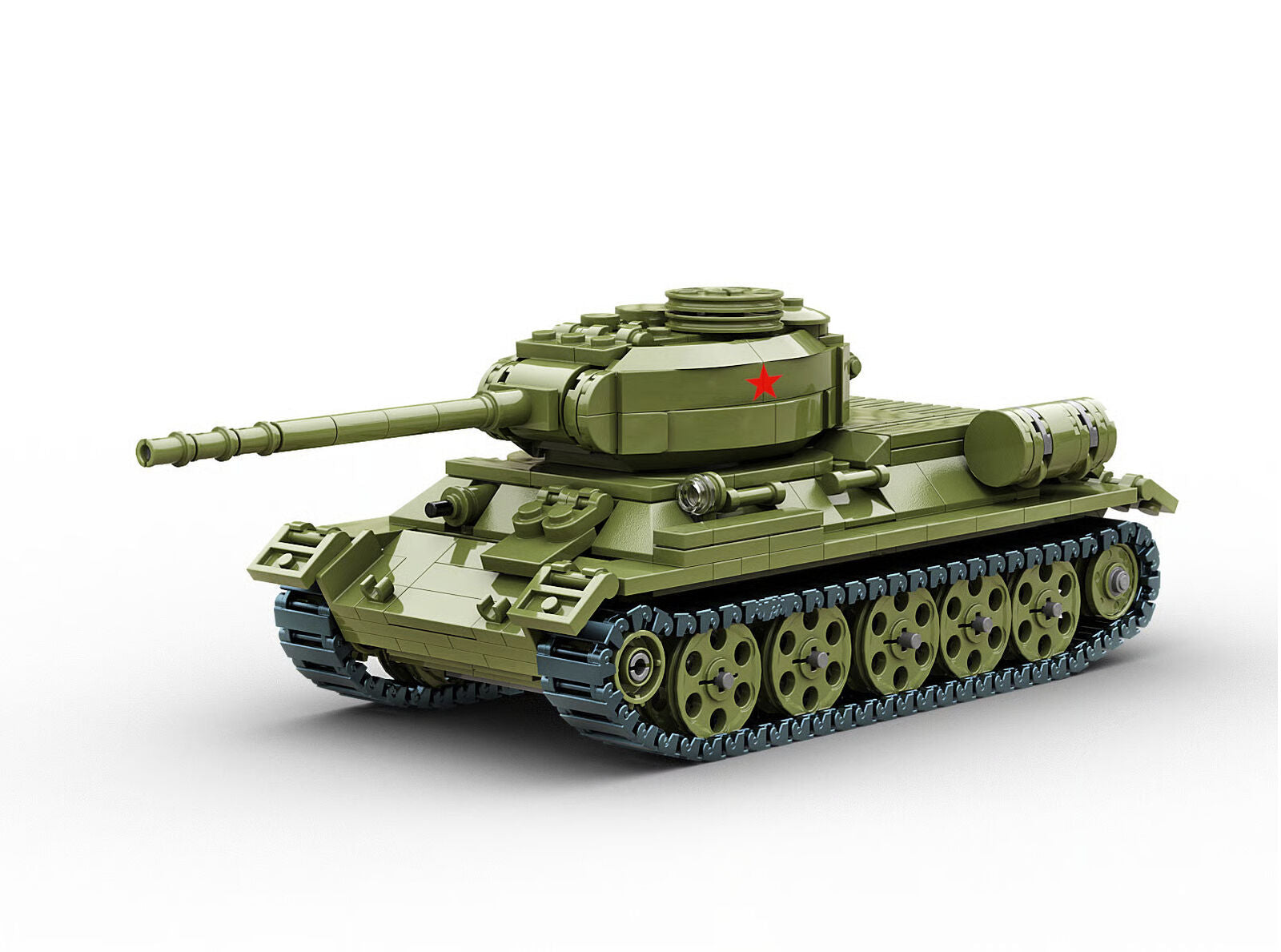 Build Army Soviet T34/85 WWII Soviet Tank Model Brick Kit BA3485
