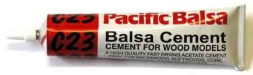 BAL-0408 Balsa Cement C23 Tube 50ml Balsa