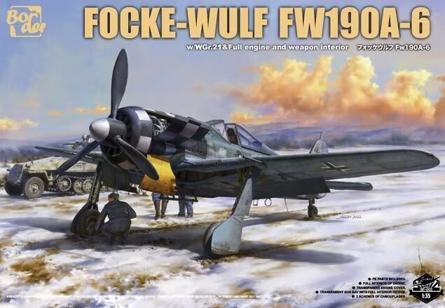 Border Model 1/35 Focke-Wulf FW-190A-6 Plastic Model Kit
