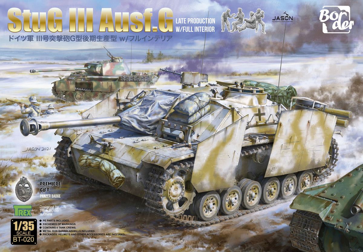Border Model 1/35 Stug III Plastic Model Kit BDM-BT020