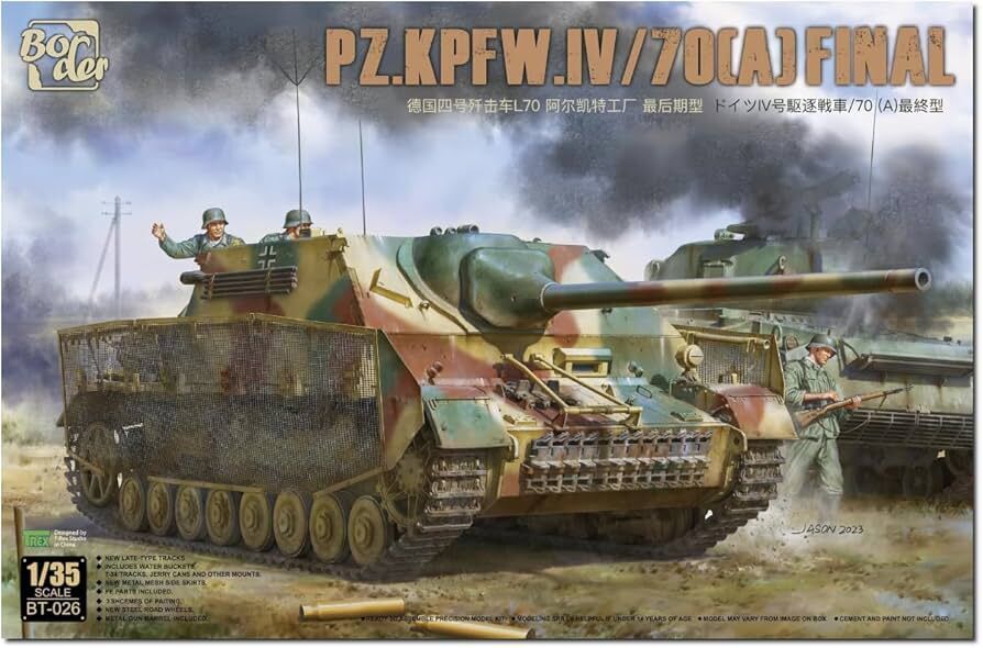 Border Model 1/35 Pz.Kpfw. IV L/70(A) Last Plastic Model Kit