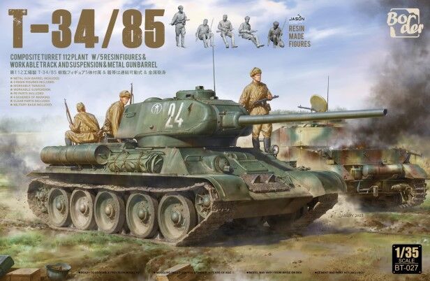 Border Model 1/35 T-34/85 Composite Turret 112 Plant Plastic Model Kit