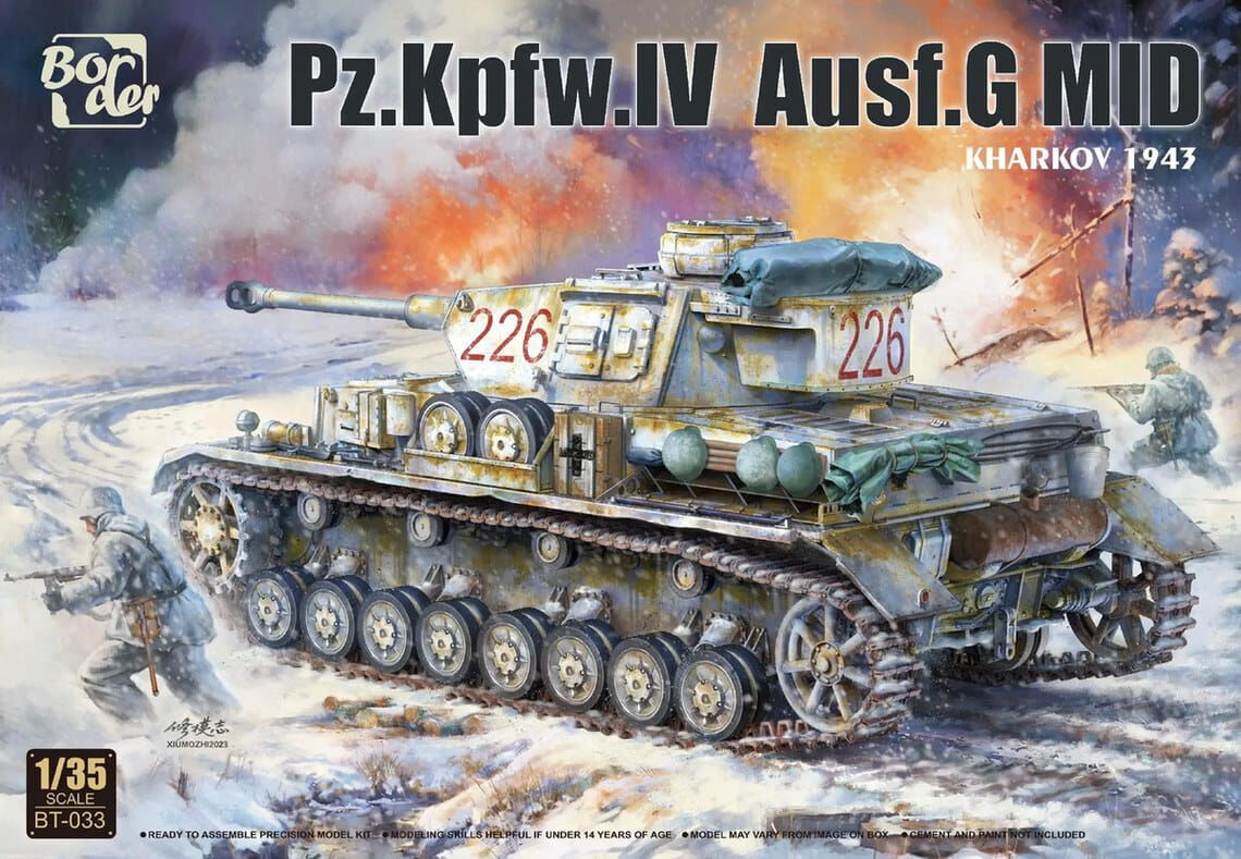 Border Model 1/35 Pz.Kpfw. IV Ausf. G MID "Kharkov 1943" Plastic Model Kit