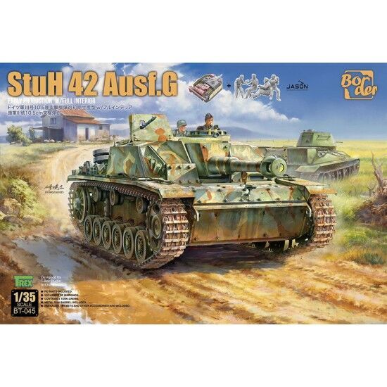 Border Model 1/35 StuH 42 Ausf. G early production w/full interior Plastic Model Kit BDM-BT045