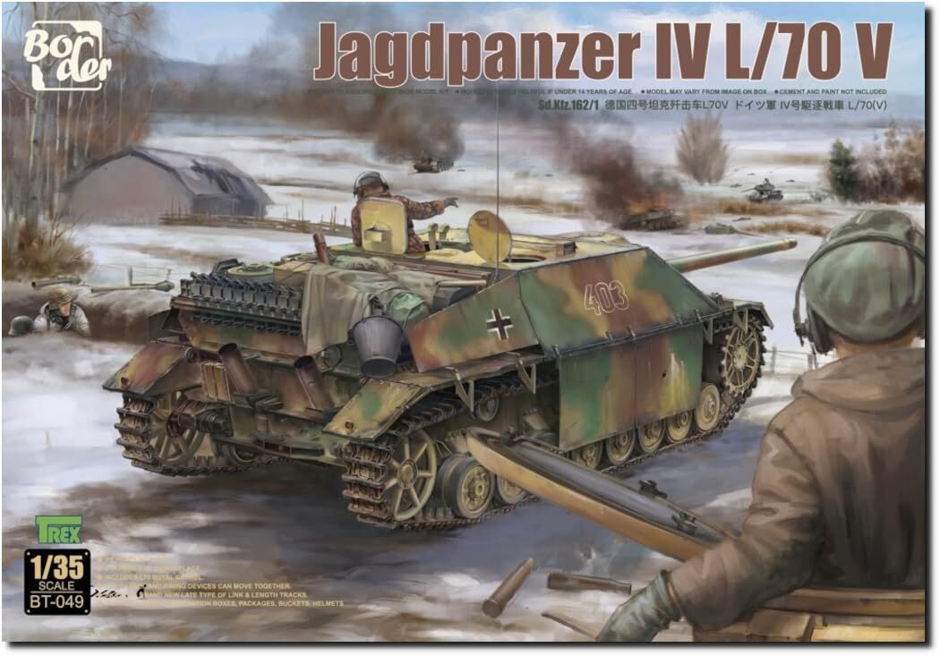 Border Model 1/35 Jagdpanzer IV L/70 V Sd.Kfz.162/1 Plastic Model Kit BDM-BT049