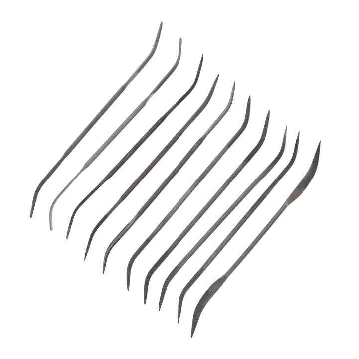 BH-151001 Bravo Handtools 10 Piece Budget Rifler File Set Bravo